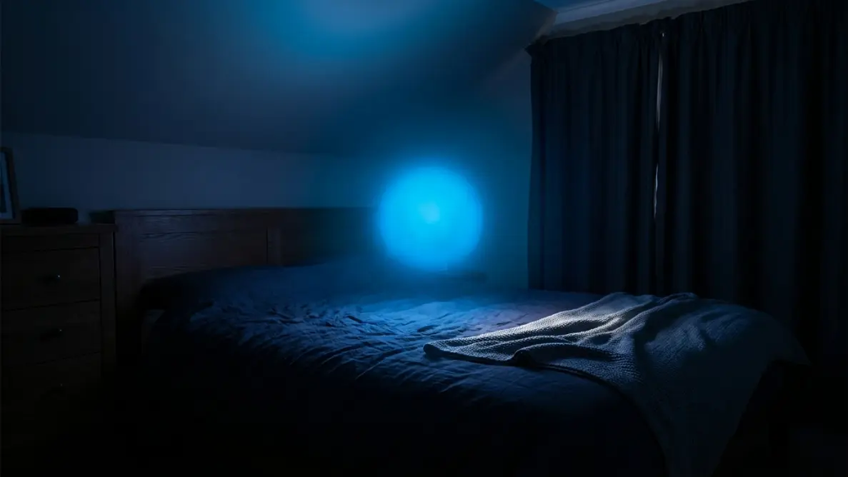 Bright Blue Light in Your Bedroom at Night: Spiritual Meaning or Perception?