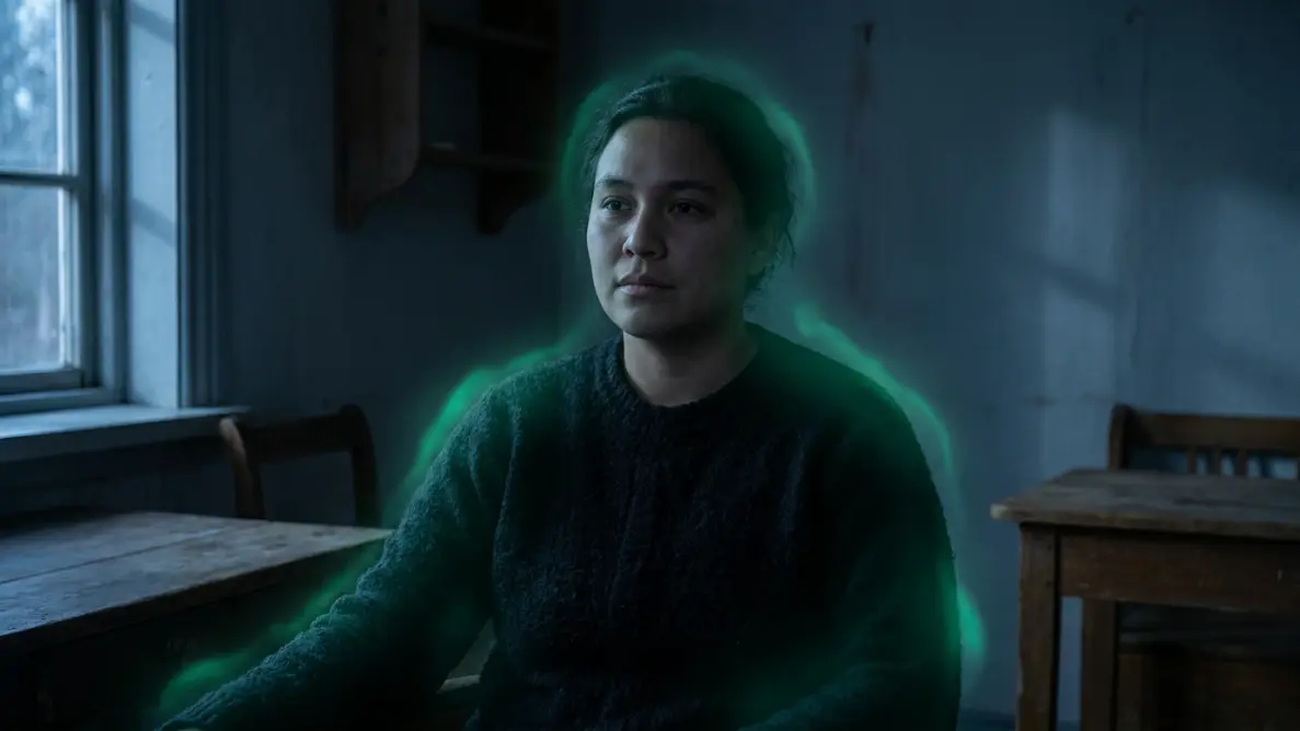 person calling their energy back after a draining interaction
