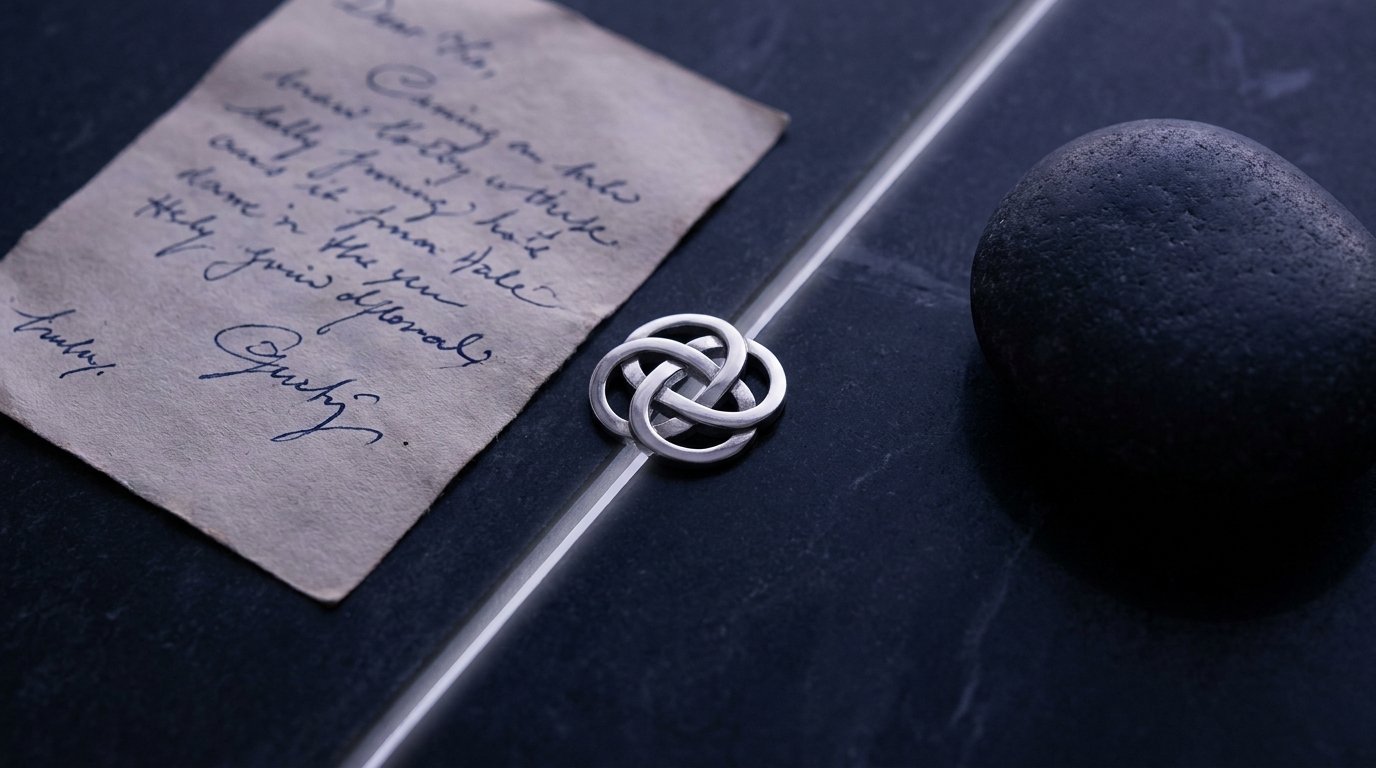 unreadable request note beside one matching symbol and one ordinary object, showing how to read a sign without turning it into proof