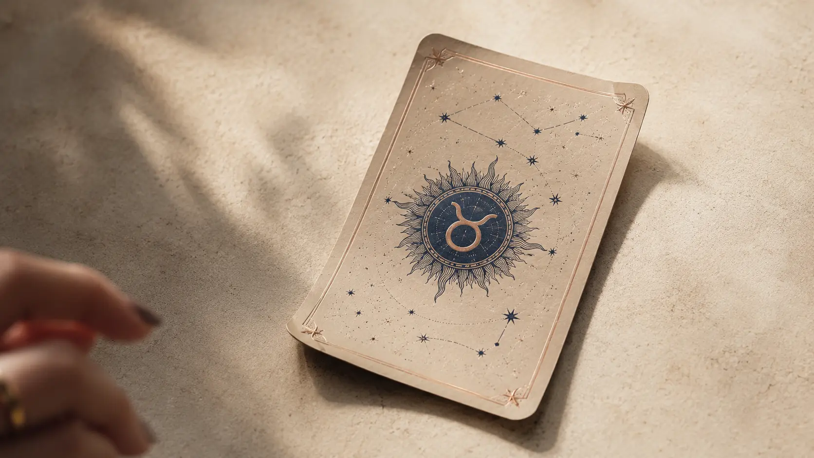 printed zodiac sun-sign card with curling edges, illustrating why don't I relate to my zodiac sign