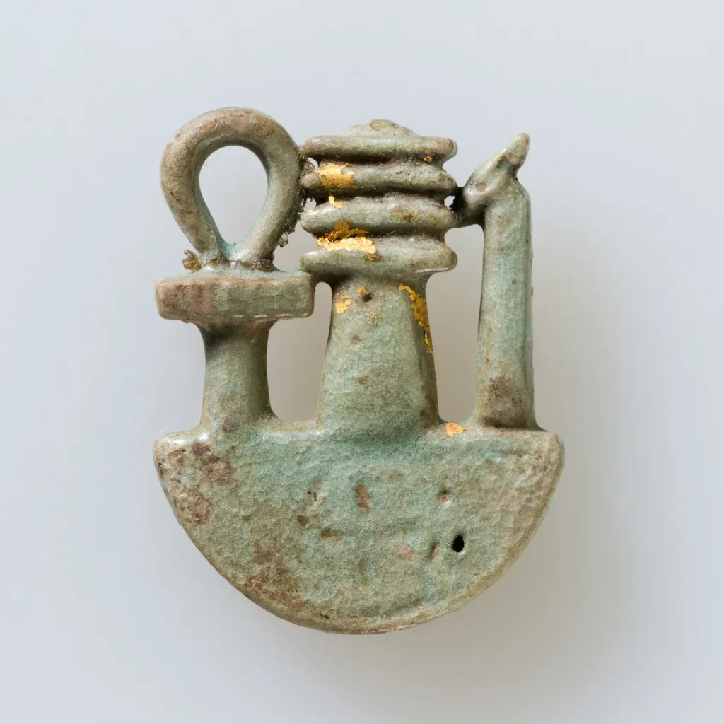 Ancient Egyptian ankh djed and was symbols shown together