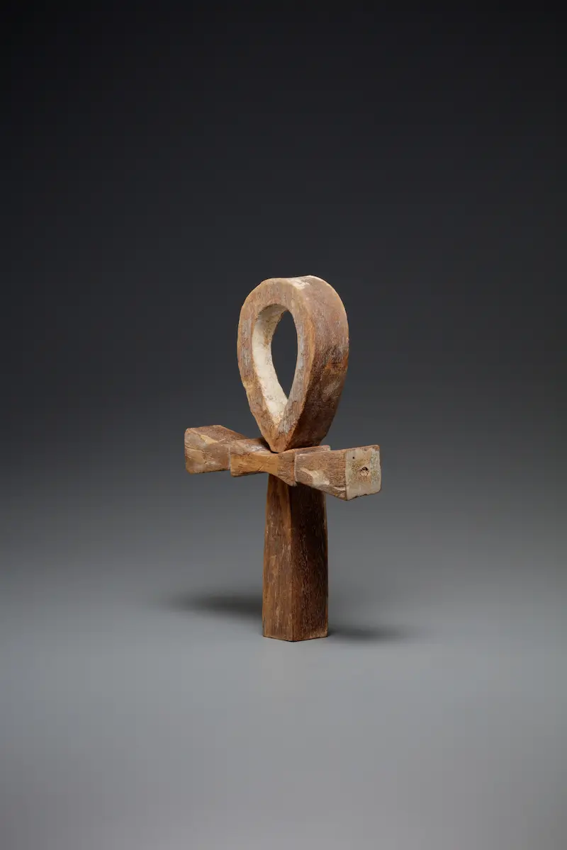 Wooden model ankh from Egypt's Middle Kingdom