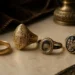 Historical rings representing vows, status, faith, remembrance, and identity