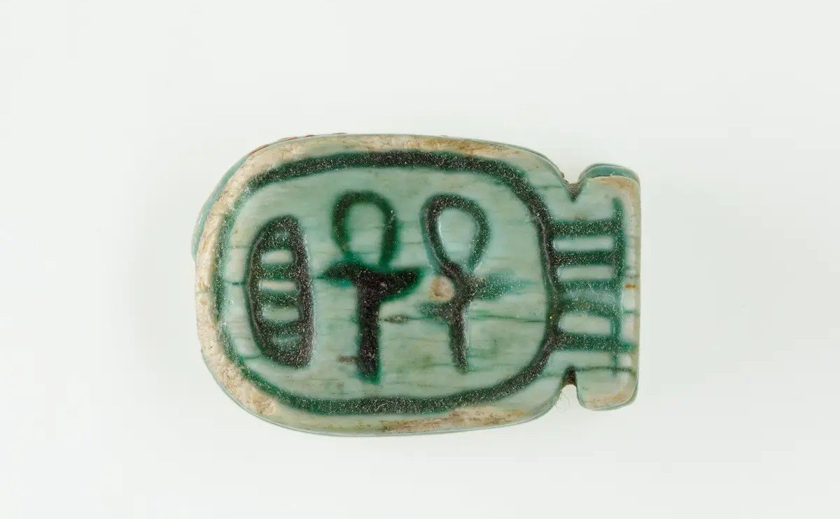 Ceremonial faience ankh of Thutmose IV